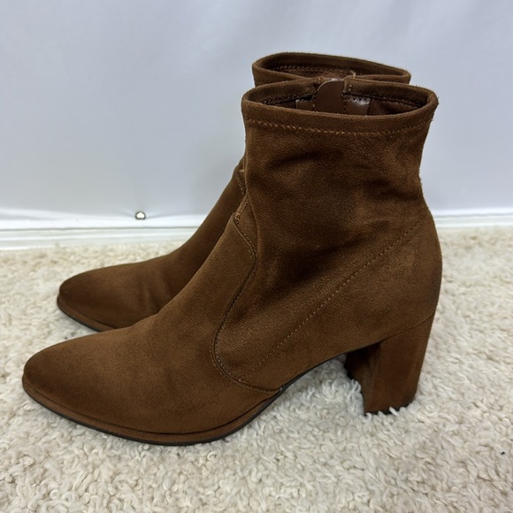 Nine West Shoes - Nine West Ankle Boots Size 8.5‎ Brown Women’s
